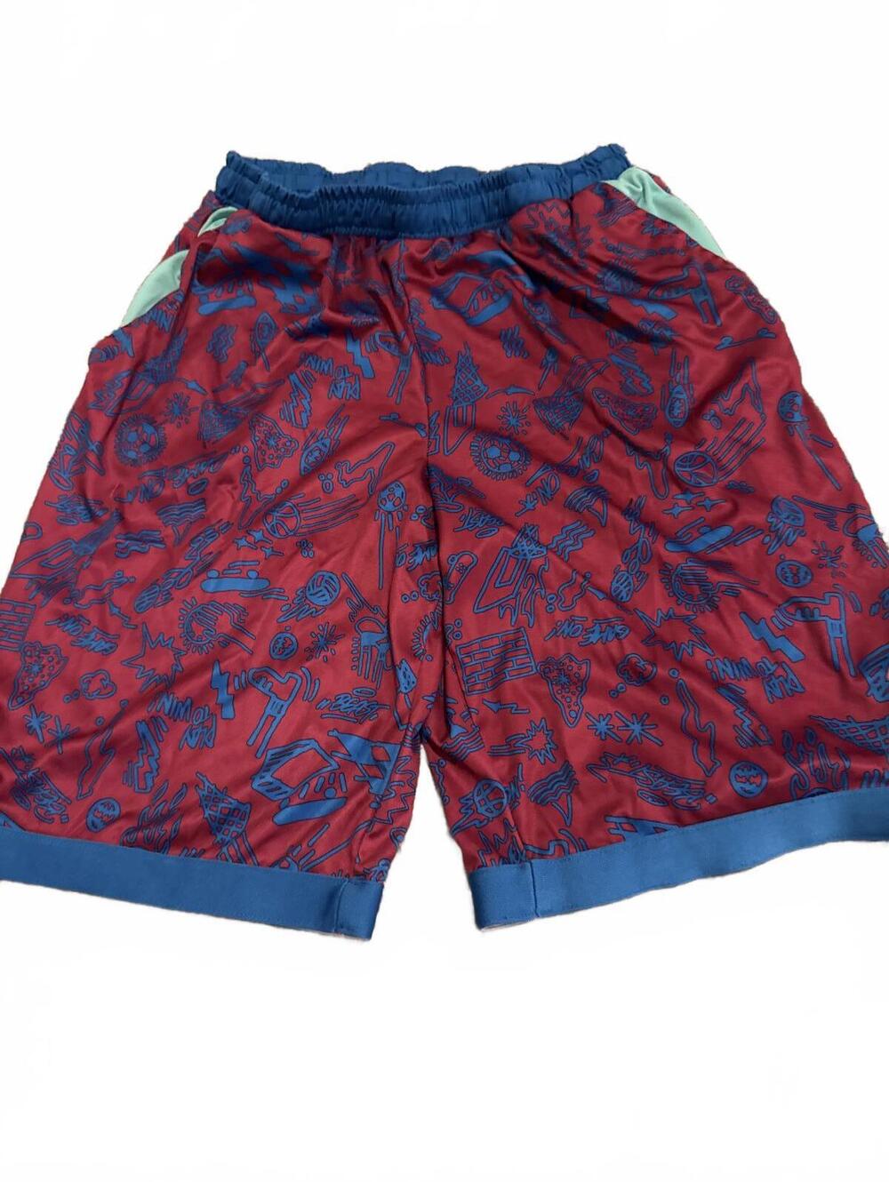 Boys Tek Gar Dry Tek Athletic Shorts XL 18/20 Red Blue